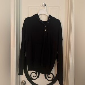 SO Black Lounge Life Tunic Hoodie Small